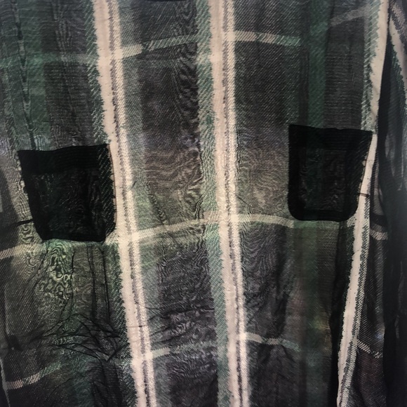 Roberto Verino green plaid top-size- 14 - Picture 13 of 15